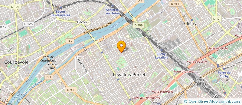 localisation de l'entreprise LENYZ à LEVALLOIS-PERRET