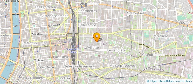 localisation de l'entreprise LENZ à LYON