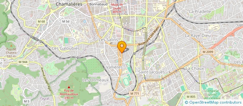 localisation de l'entreprise LENZ-FARADAY  CLERMONT-FERRAND