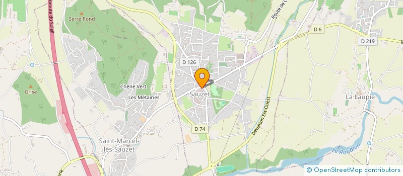 localisation de l'entreprise LENZO  SAUZET