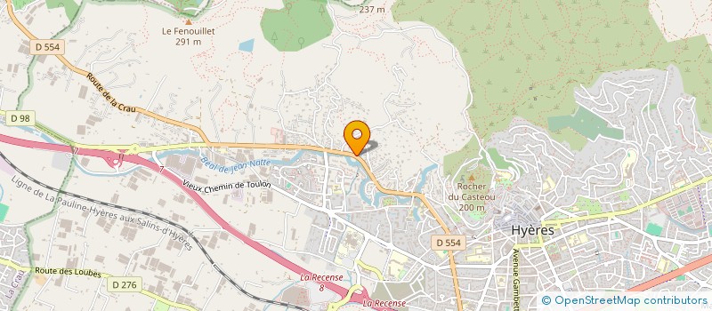 localisation de l'entreprise LENZO TRANSPORTS à HYERES