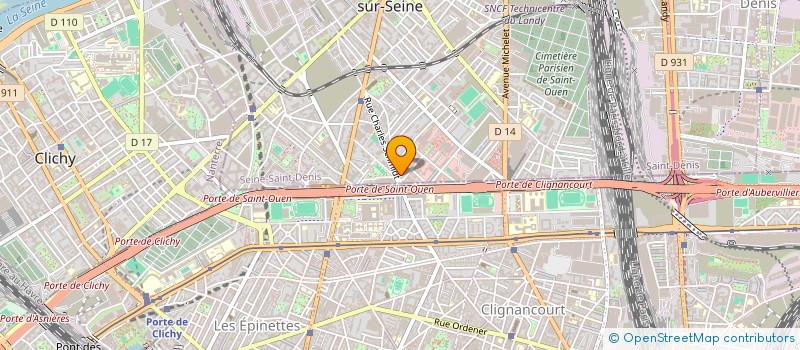 localisation de l'entreprise LEO à SAINT-OUEN-SUR-SEINE
