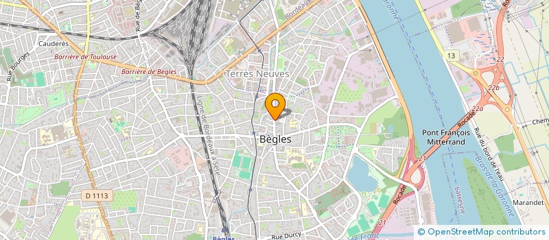 localisation de l'entreprise LEO à BEGLES