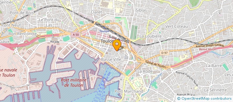 localisation de l'entreprise LEO à TOULON