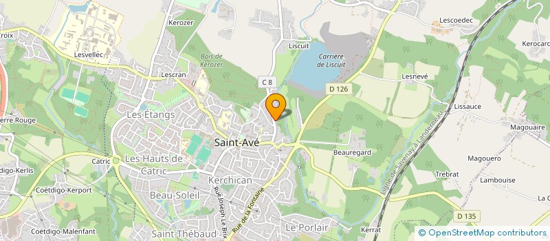 localisation de l'entreprise LEO  SAINT-AVE