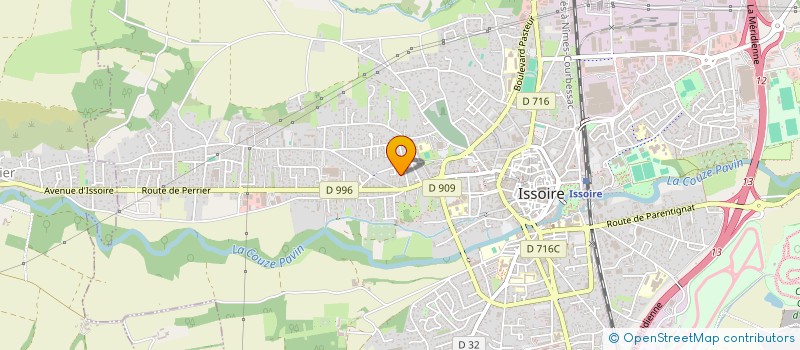 localisation de l'entreprise LEO  ISSOIRE