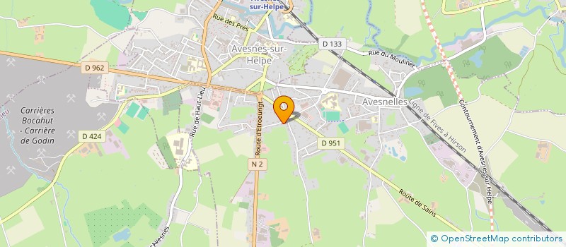 localisation de l'entreprise LEO  AVESNELLES