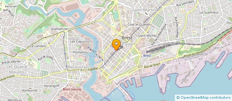 localisation de l'entreprise LEO  BREST