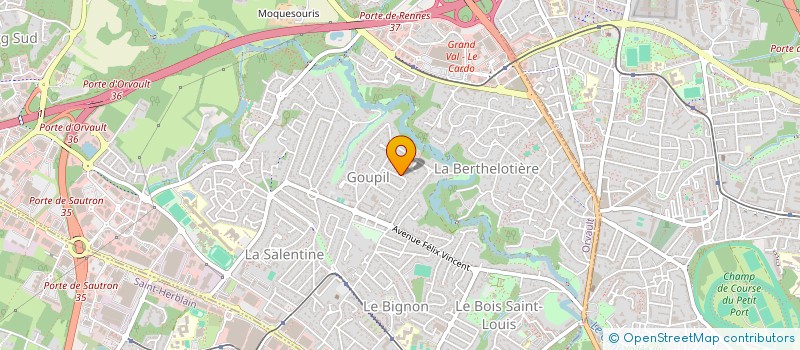 localisation de l'entreprise LEO à ORVAULT