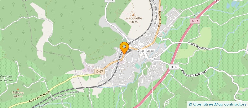 localisation de l'entreprise LEO à GONFARON