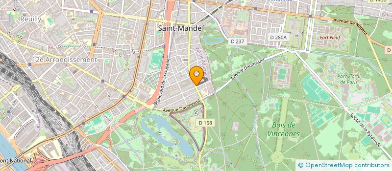 localisation de l'entreprise LEO à SAINT-MANDE