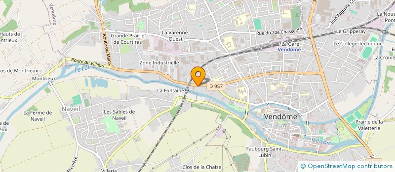 localisation de l'entreprise LEO  VENDOME