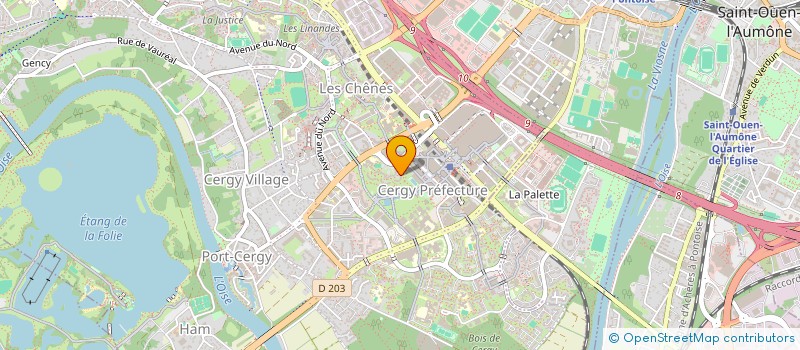 localisation de l'entreprise LEO  CERGY