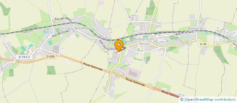 localisation de l'entreprise LEO  AUBIGNY-EN-ARTOIS