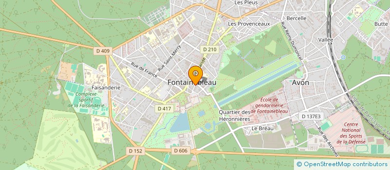 localisation de l'entreprise LEO AND GIL ANIMATION  FONTAINEBLEAU