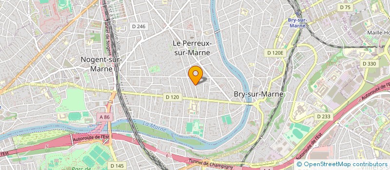 localisation de l'entreprise LEO AU SOLEIL  LE PERREUX SUR MARNE