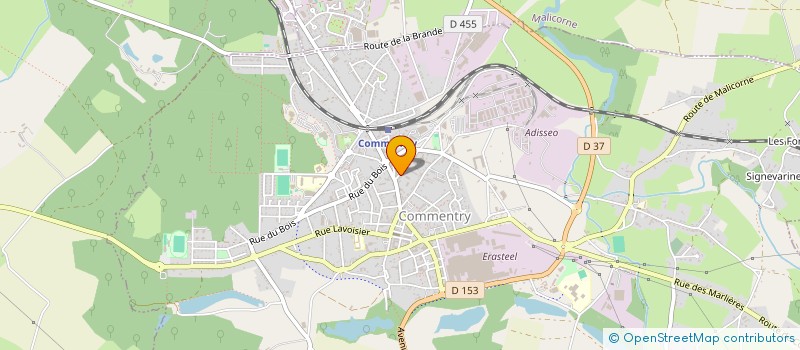 localisation de l'entreprise LEO AUROUX à COMMENTRY