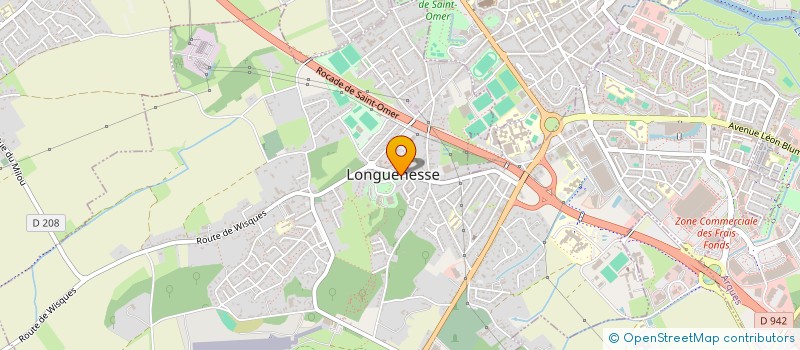 localisation de l'entreprise LEO CLUB SAINT-OMER AUDOMAR  LONGUENESSE