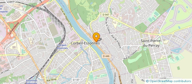 localisation de l'entreprise LEO COIFF à CORBEIL-ESSONNES