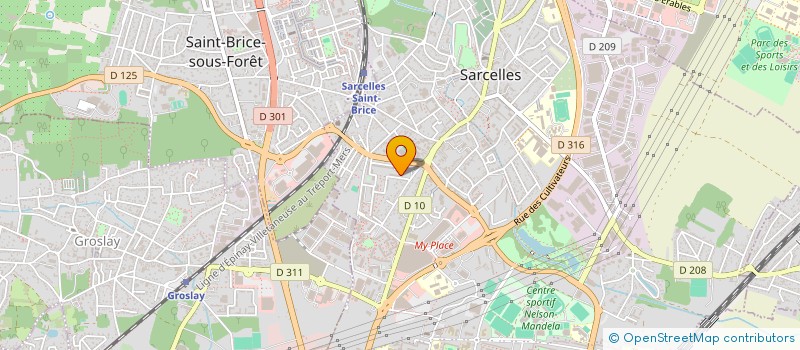 localisation de l'entreprise LEO CONSTRUCTION à SARCELLES