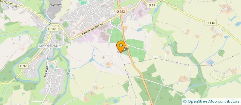 localisation de l'entreprise LEO COUVERTURE à MAUGES-SUR-LOIRE