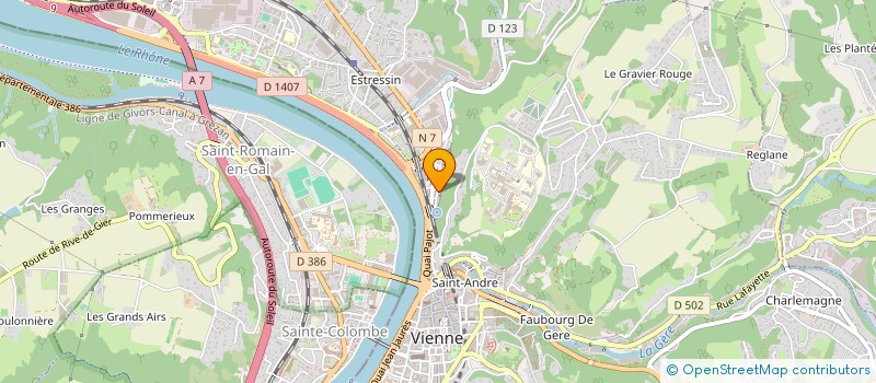 localisation de l'entreprise LEO ENERGY à VIENNE