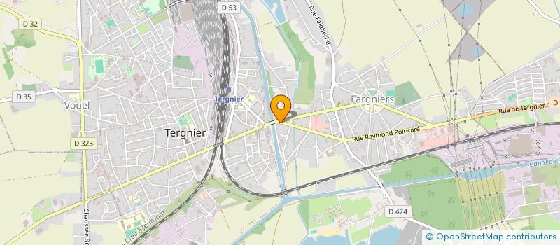 localisation de l'entreprise LEO ENTREPRISE  TERGNIER