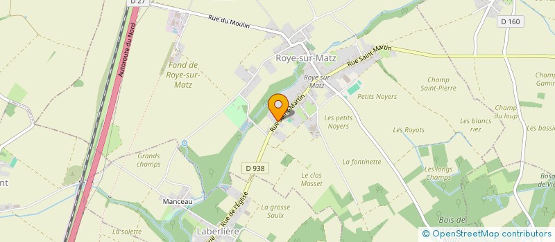 localisation de l'entreprise LEO ENTRETIEN  ROYE-SUR-MATZ