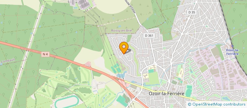 localisation de l'entreprise LEO ESTATE  OZOIR-LA-FERRIERE