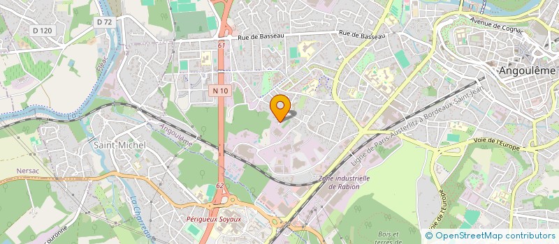 localisation de l'entreprise LEO ET CIE à ANGOULEME