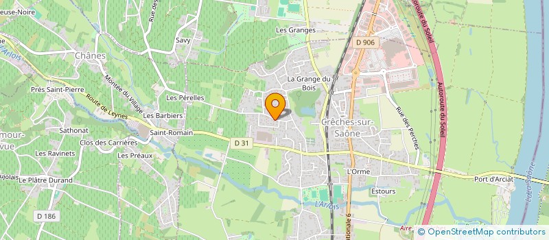 localisation de l'entreprise LEO ET PAUL à CRECHES-SUR-SAONE