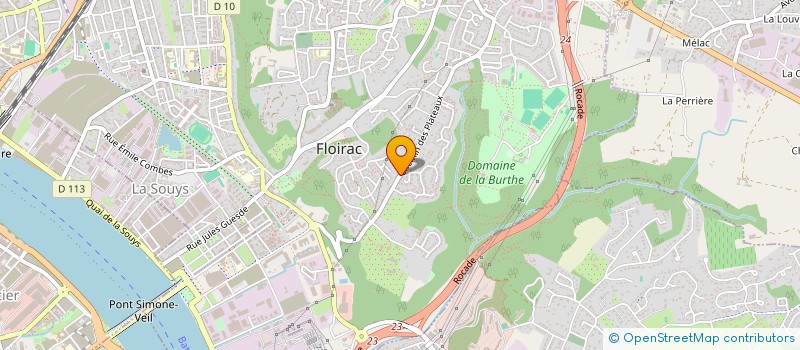 localisation de l'entreprise LEO IMMO  FLOIRAC