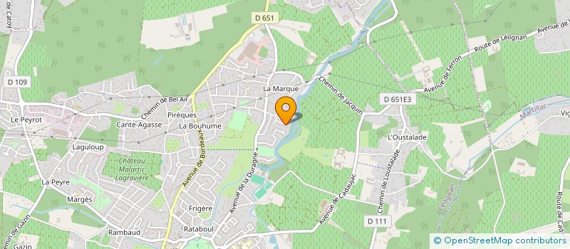 localisation de l'entreprise LEO KERMM  LEOGNAN