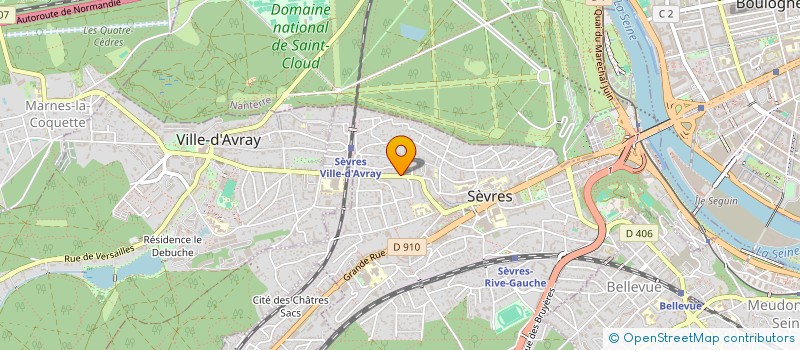 localisation de l'entreprise LEO LAB à SEVRES