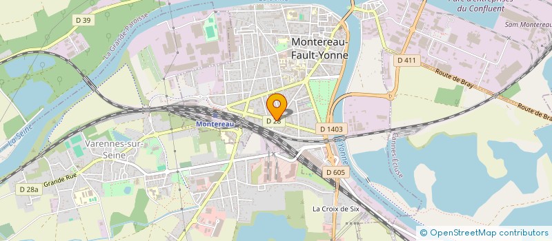 localisation de l'entreprise LEO LAGRANGE à MONTEREAU-FAULT-YONNE