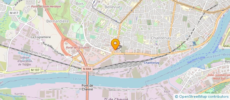localisation de l'entreprise LEO LAGRANGE NATATION NANTES à NANTES