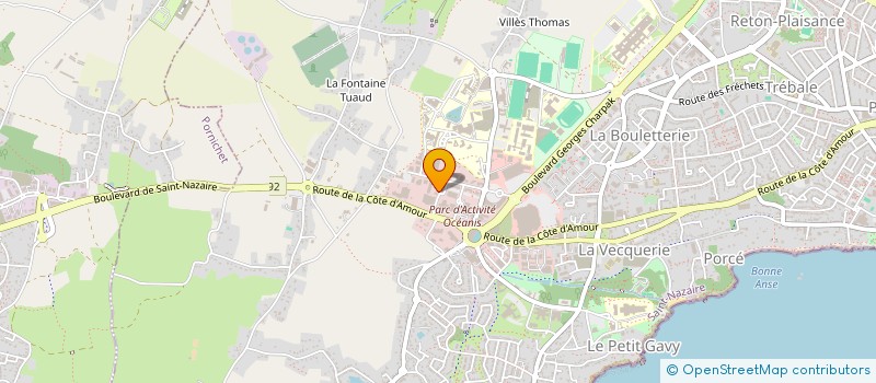 localisation de l'entreprise LEO LAGRANGE OUEST à SAINT-NAZAIRE