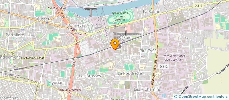 localisation de l'entreprise LEO LAGRANGE PETITE ENFANCE AURA NORD à VAULX-EN-VELIN