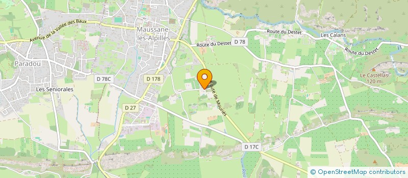 localisation de l'entreprise LEO-LOU  MAUSSANE-LES-ALPILLES