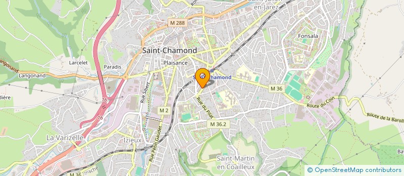 localisation de l'entreprise LEO MACONNERIE à SAINT-ETIENNE