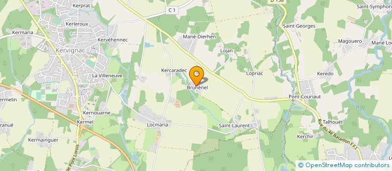 localisation de l'entreprise LEO MARCHAND à PLOUHINEC