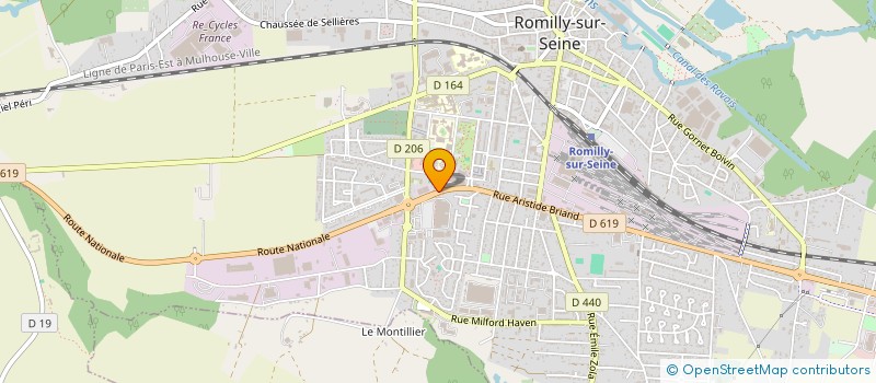 localisation de l'entreprise LEO MARCHE  ROMILLY-SUR-SEINE