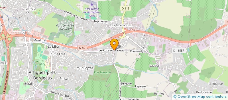 localisation de l'entreprise LEO MOTION  YVRAC