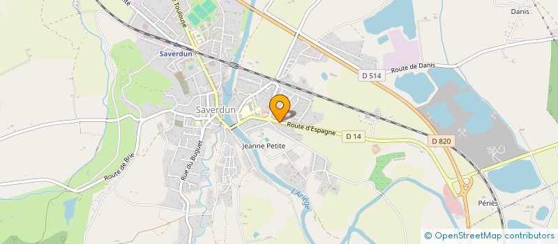 localisation de l'entreprise LEO MOTORS à SAVERDUN