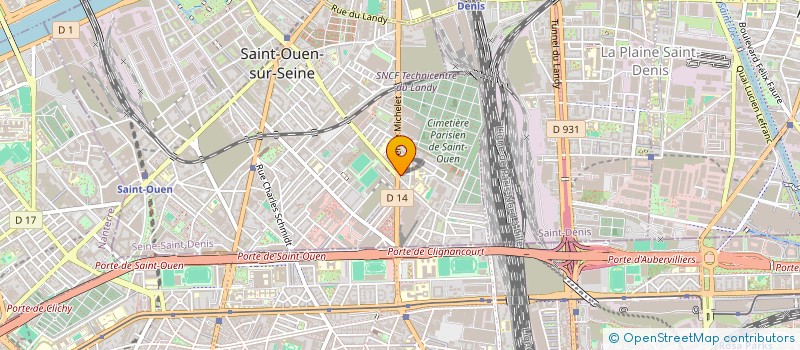localisation de l'entreprise LEO PARIS à SAINT-OUEN-SUR-SEINE