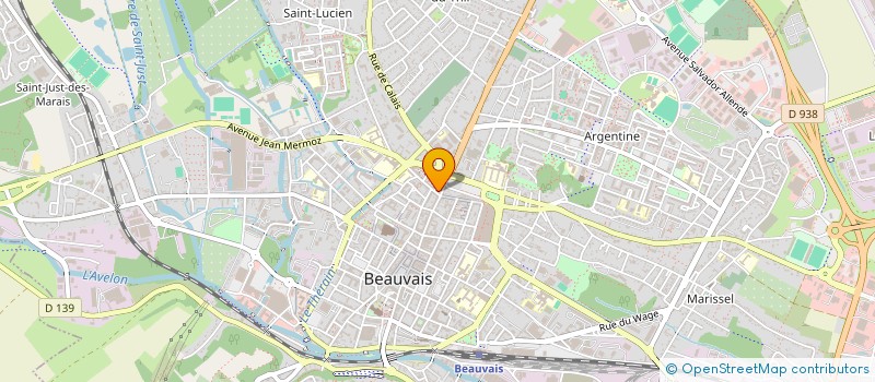 localisation de l'entreprise LEO PATRIMOINE  BEAUVAIS