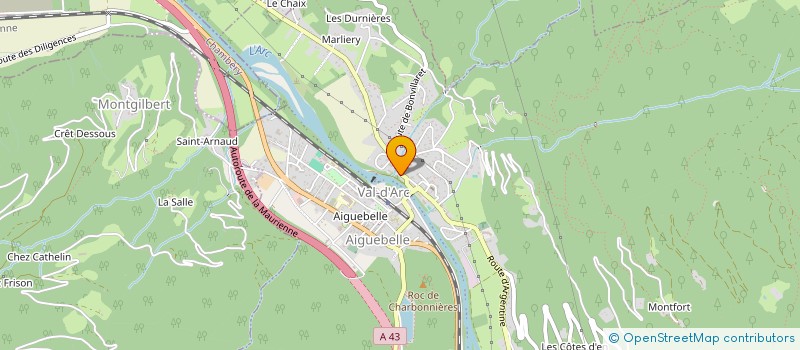 localisation de l'entreprise LEO PAUL  VAL-D'ARC