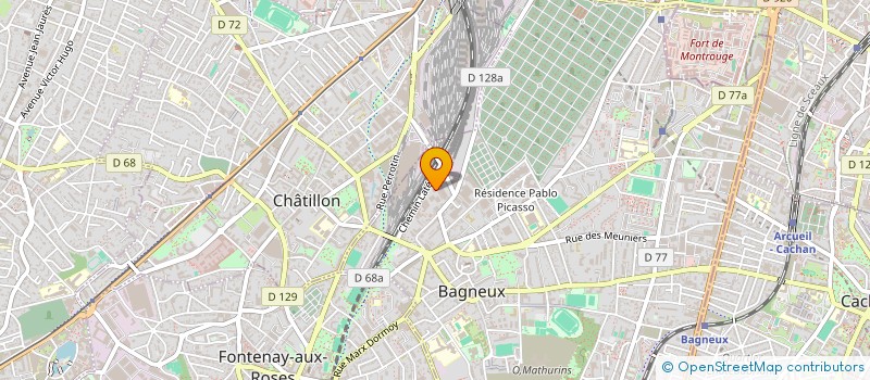 localisation de l'entreprise LEO PIARD HOURDEQUIN ET CIE à BAGNEUX