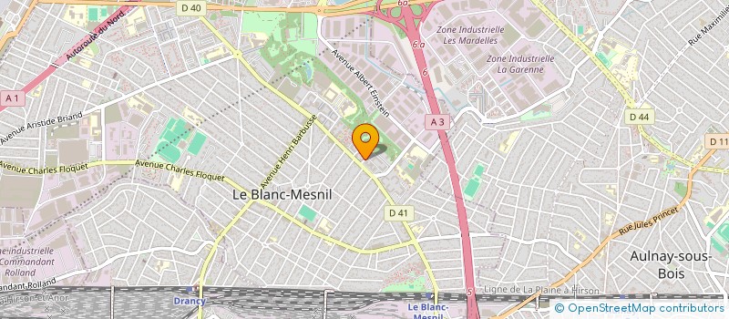 localisation de l'entreprise LEO PLOMBERIE à LE BLANC-MESNIL