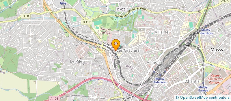 localisation de l'entreprise LEO'S à MASSY